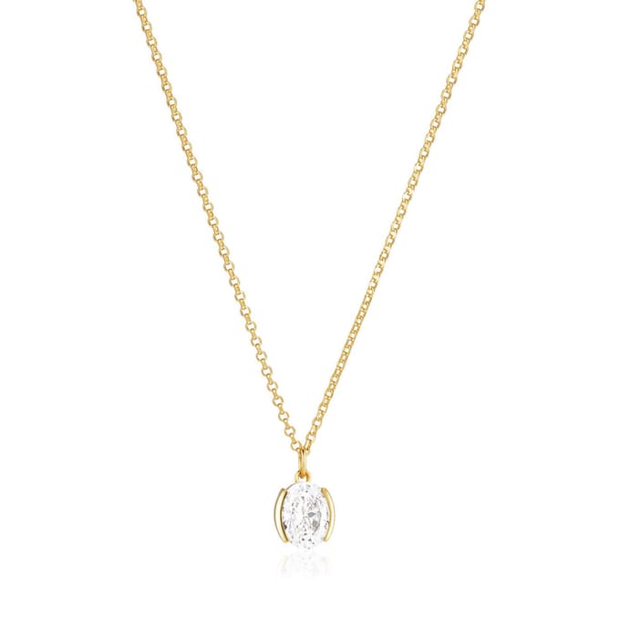 Sif Jakobs Ellisse Carezza Ketting SJ-N2353-CZ-YG