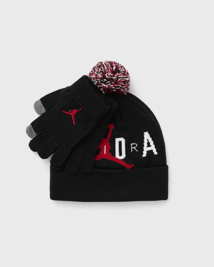 JAN JORDAN HBR POM BEANIE SET