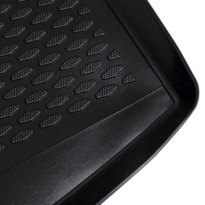 vidaXL Kofferbakmat Zwart Rubber