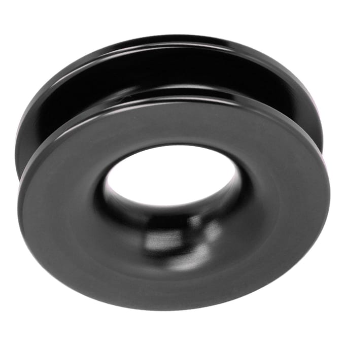Herstelring Lier Snatch Katrol Aluminiumlegering voor ATV UTV Vrachtwagen Marine Boot Schakels Zwart rood