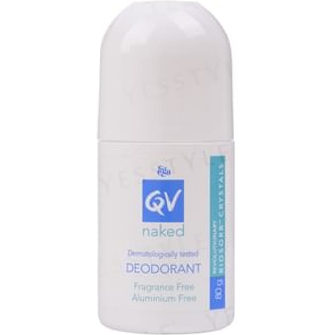 ego - QV Naked Deodorant Roll-On Fragrance Free 80g