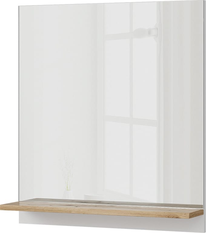 Vicco Marelle Badkamerspiegelkast – 60 x 67 cm met legplank Wit