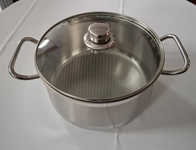 Sitram Lido kookpot 24 cm inox met glas deksel