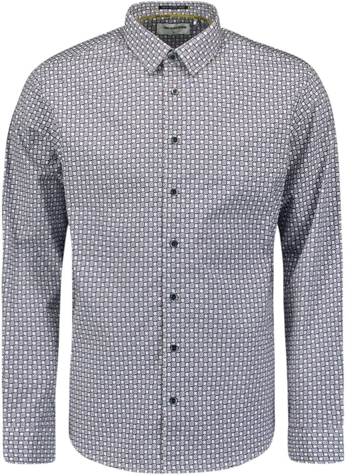 Bedrukt Stretch Shirt
