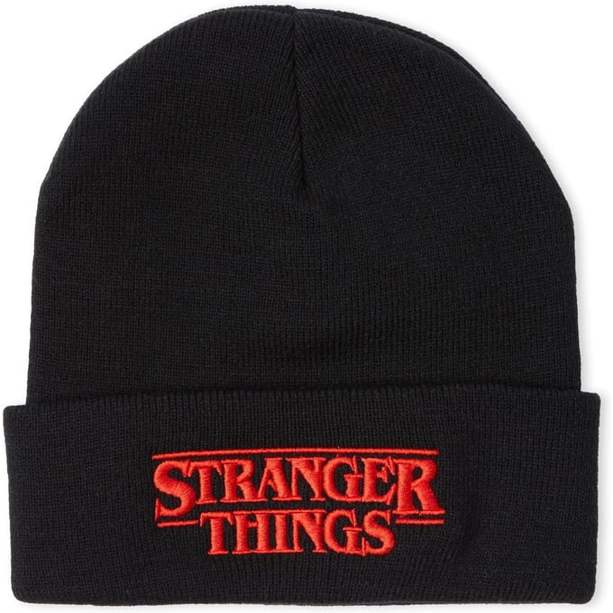 Stranger Things Logo Beanie -Black