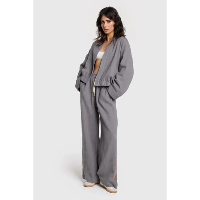 Alix The Label Crinkle wide leg pants -