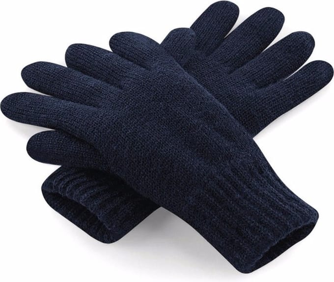 Scoby - Handschoenen - Winter - Thermisch - Thinsulate - Unisex - Classic Gloves - S/M - Navy Blauw