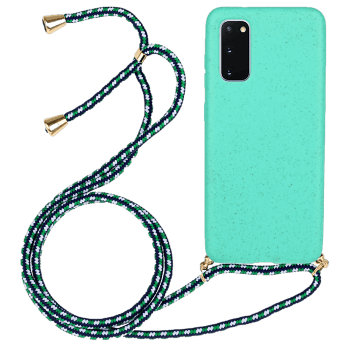 Mocaa Samsung Galaxy S20 Telefoonhoesje met Koord Groen