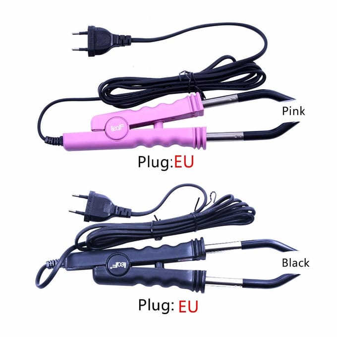 Haarverlenging ijzer Keratine Bonding Tools Fusion Heat Connector Machine Temperatuur Fusion Heat Connector Haarverlenging Tools BlackEu blue