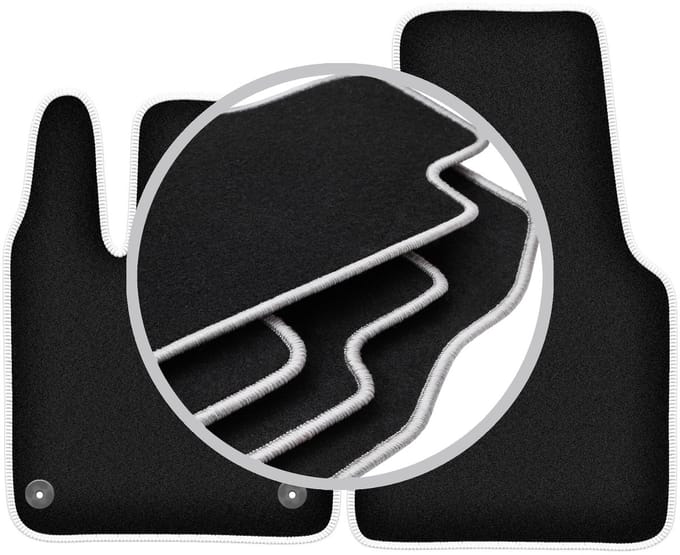 CARLUX-SILVER automatten voor: Smart Fortwo III hatchback (2014-2020)