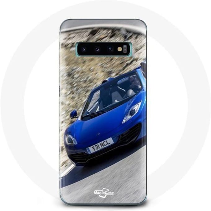 Hoesje - McLaren - Galaxy S10 - Formule 1 - Blauw - Hard Case blauw