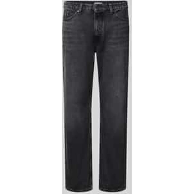 straight fit jeans van puur katoen model 'Sverre'