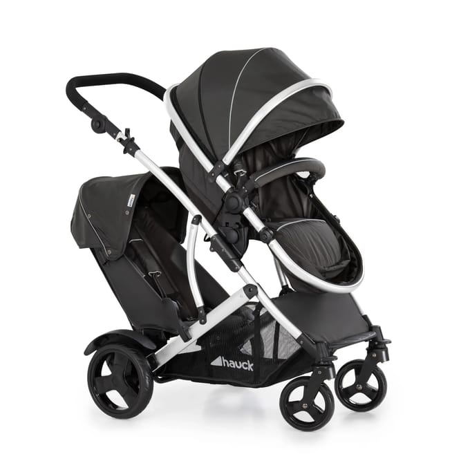 Hauck Duett 2 duo buggy - Vanaf geboorte - Zwart