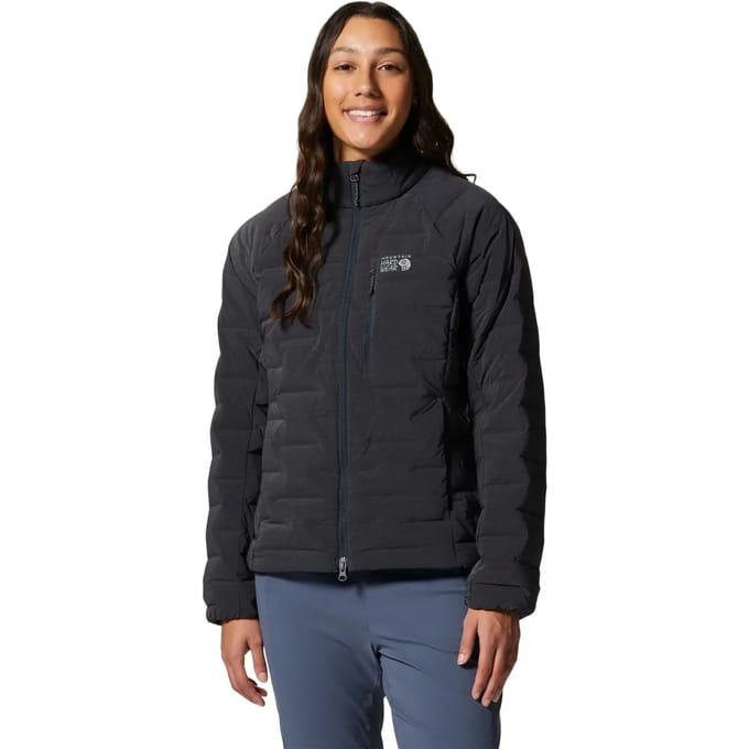Mountain Hardwear Stretch Down Jacket - Donsjack - Dames Dark Storm Heather M