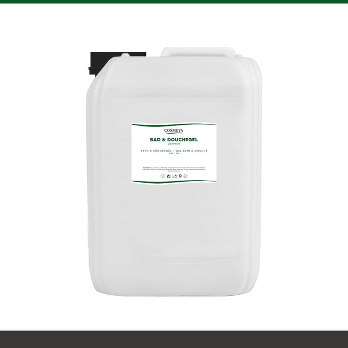 Bad & Douchegel - Dennen - Donkergroen/Transparant - 5 Liter - Cosmeya | Navullen.com Navullen Cosmeya.nl Ltr Jerrycan - Navulling