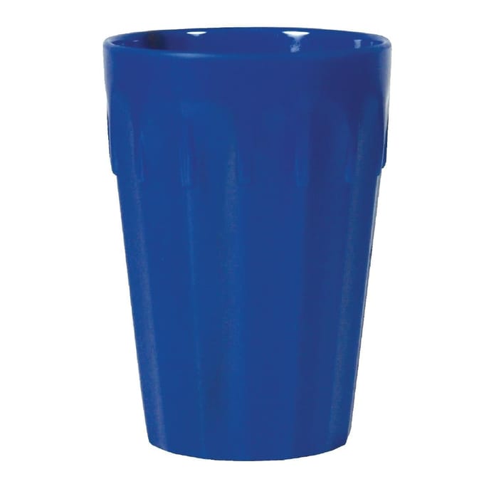 Olympia Kristallon polypropyleen bekers blauw 142ml (12 stuks)