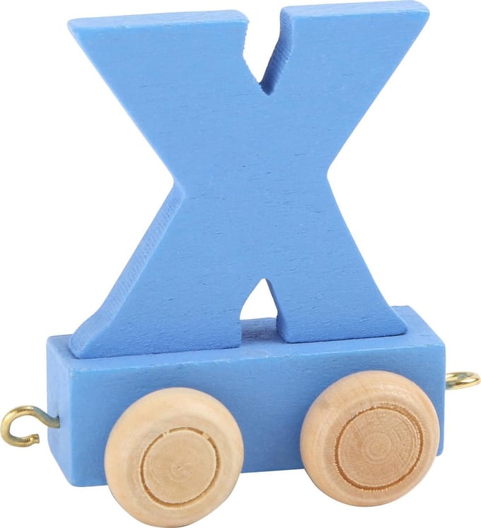 Small Foot - Wooden Letter Train Color - X