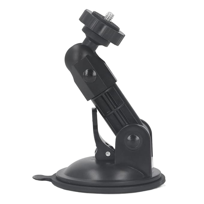 Zuignap Camera Autohouder Krachtige Hoge Belastbaarheid Voorruit Camera Houder voor Actiecamera black