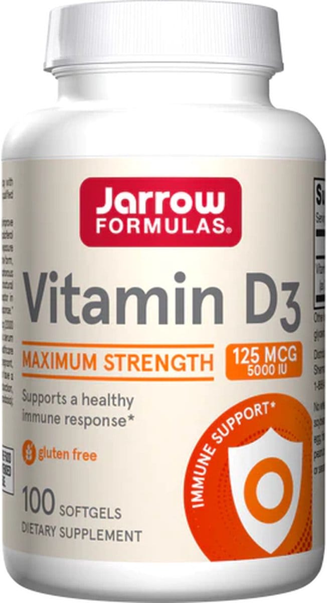 D3 - cholecalciferol 5000ie 100 softgels - 125mcg | Jarrow Formulas