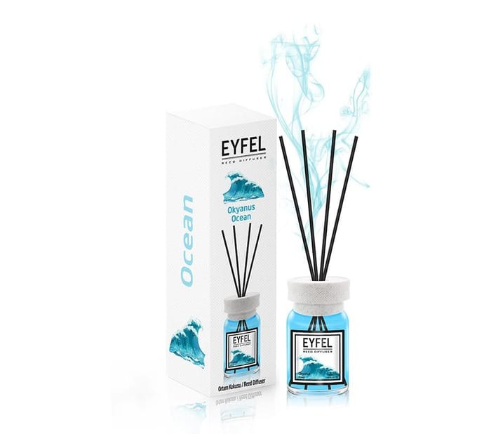 EYFEL - REED DIFFUSER - GEURSTOKJES - HUISPARFUM - OCEAN - 120ML