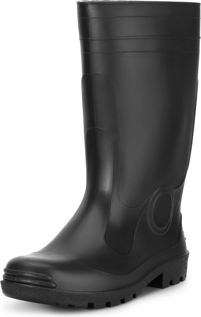 Ladeheid Heren Regenlaarzen - PVC - LA-LMG-974-Rancher - Zwart - 41