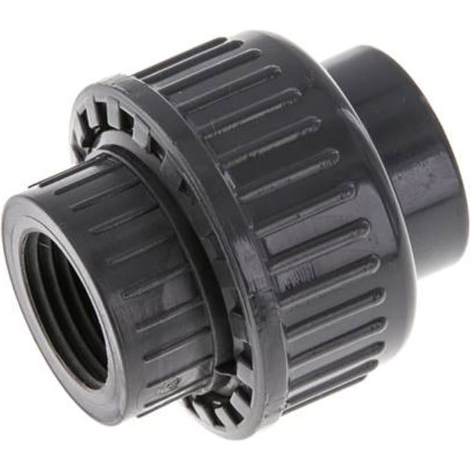 PVC Rechte Lijmmof 20mm x Binnendraad Rp 1/2'' EPDM
