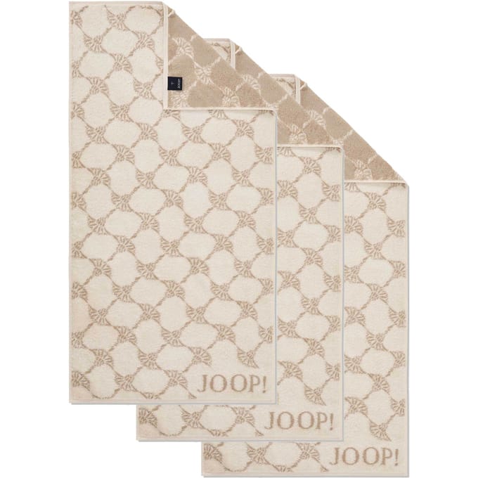 JOOP! Handdoek Classic / Infinity / Signature Een maat, 50x100 Set van 3