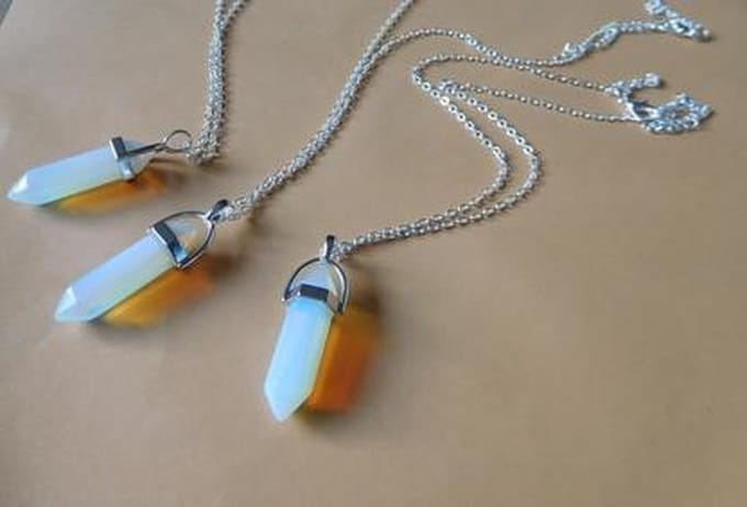 Ketting zilverkleur met hanger Choker