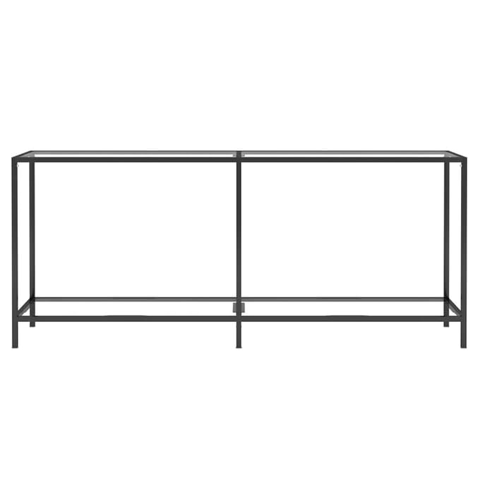 vidaXL - Wandtafel - 180x35x75,5 - cm - gehard - glas - transparant