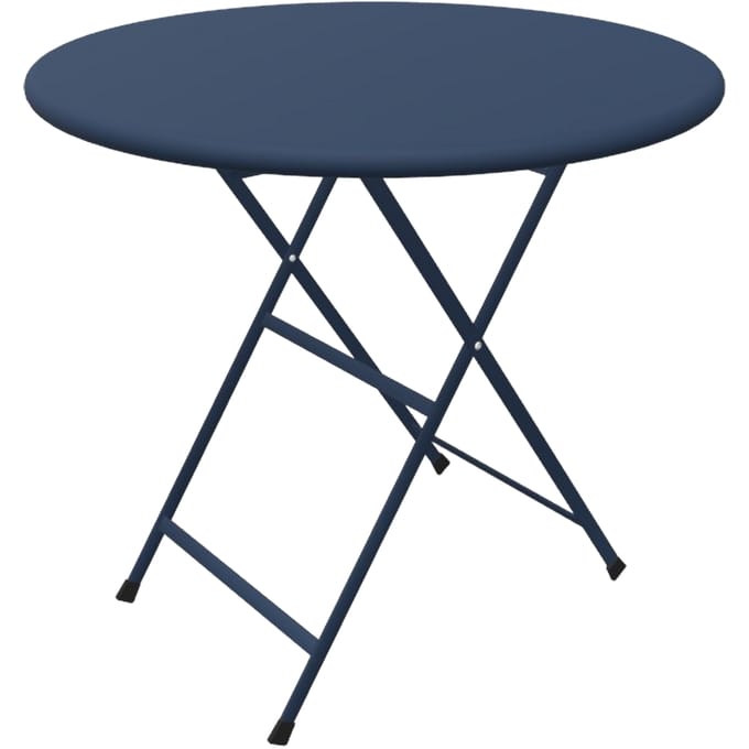 Emu Arc en Ciel klaptafel - rond - safierblauw