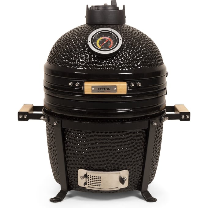 Patton Premium Kamado 15" Table Chef - Medium - Ø33,5 cm - Zwart