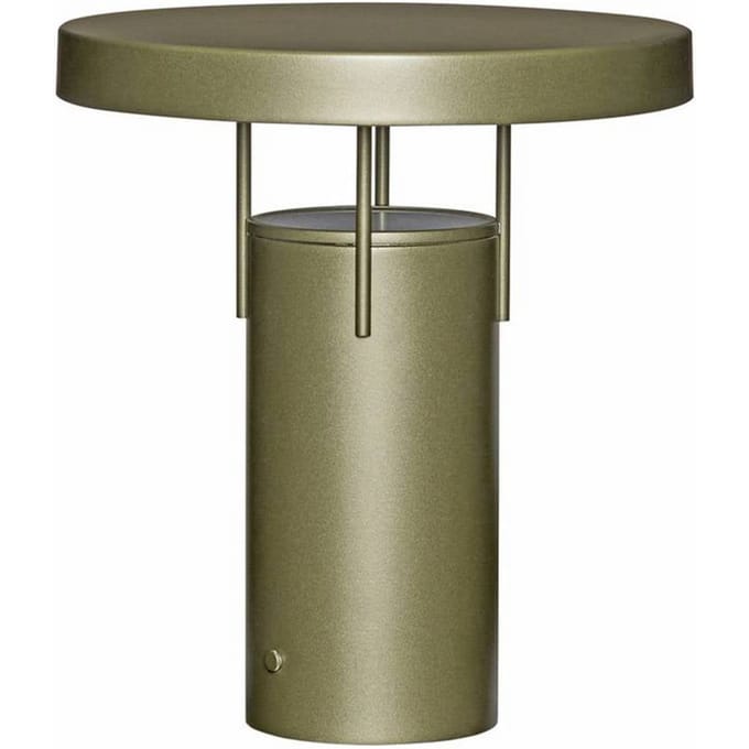 HÜBSCH LED tafellamp BringMe donkergroen metallic, 28 cm