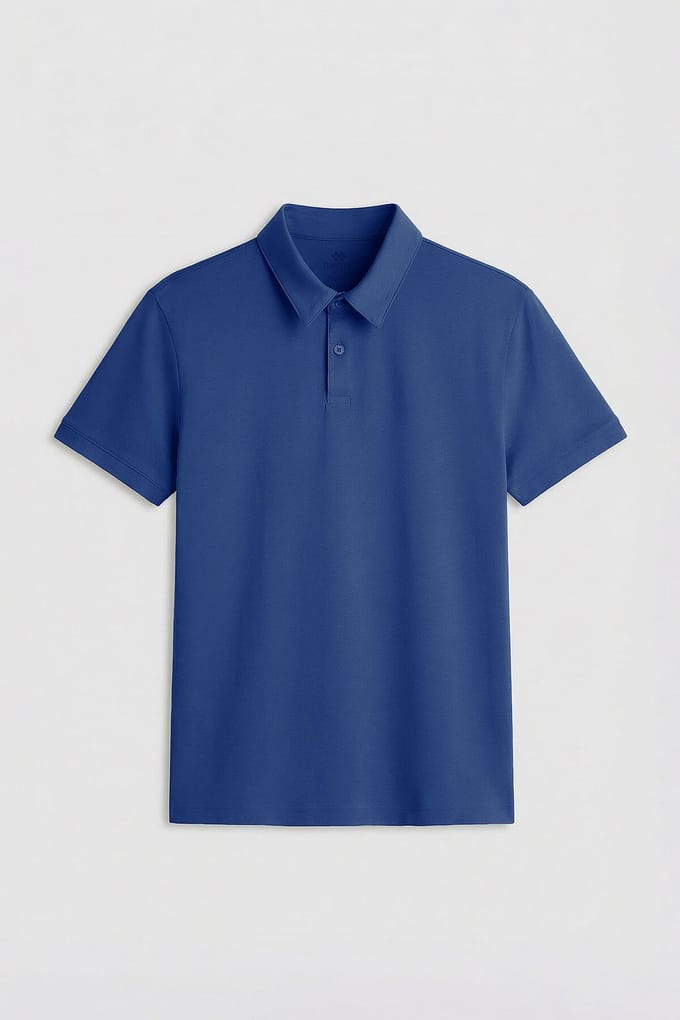Heren Katoen Elastan Polo T-Shirt