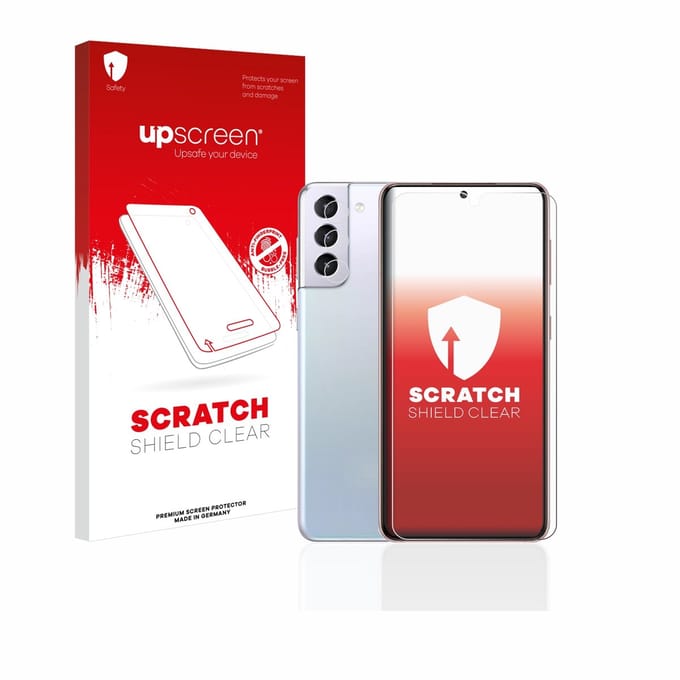 upscreen - Screenprotector voor Samsung Galaxy S21 5G (Voor+Camera) - Folie Beschermfolie transparant