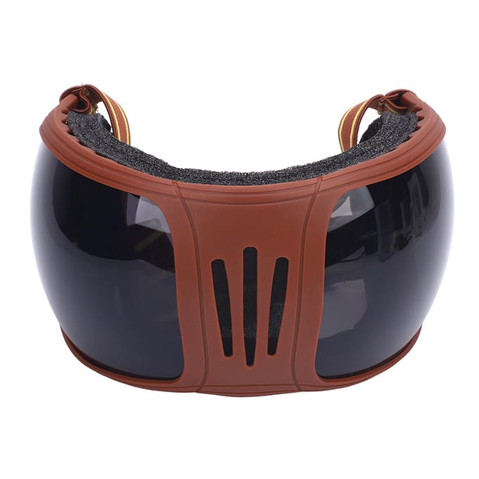 Lunettes pour Cheval de Sport Multi-couches Éponge Sangles Réglables Élégantes Coupe-vent Lunettes pour Cheval pour l'Équitation Gris gris