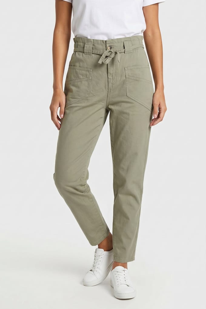 BA&SH Pantalon Dewis Kaki Taglia: S | Pantaloni cargo Outlet | Donna