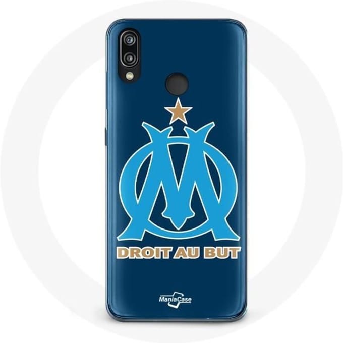 Coque pour Huawei P20 Lite - Huawei - Marseille OM - Souple - Protection - Bleu bleu