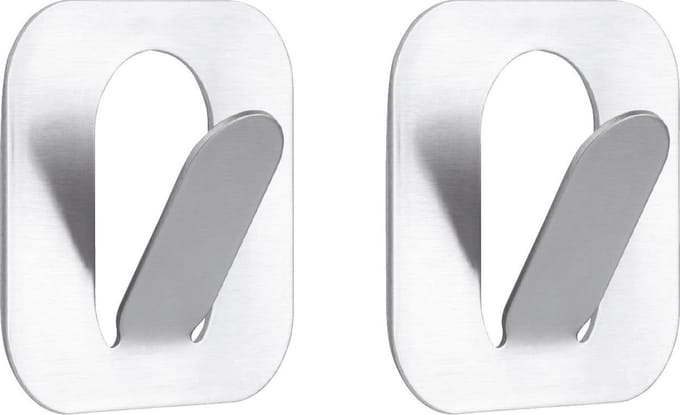 Tiger - Handdoekhaak Paperclip - 2 stuks - RVS geborsteld
