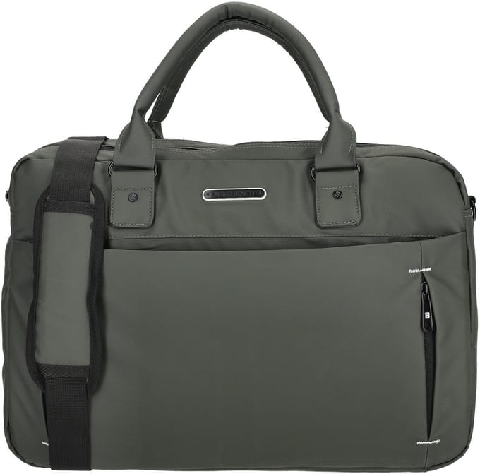 Enrico Benetti Northern Dames & Heren laptoptas - 17 inch - Werktas A4 - Polyester - Groen