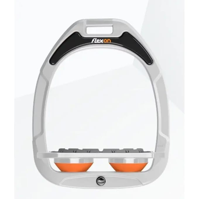 Plat Grip Steigeraars Wit/Grijs/Oranje Flex-On Green Composite