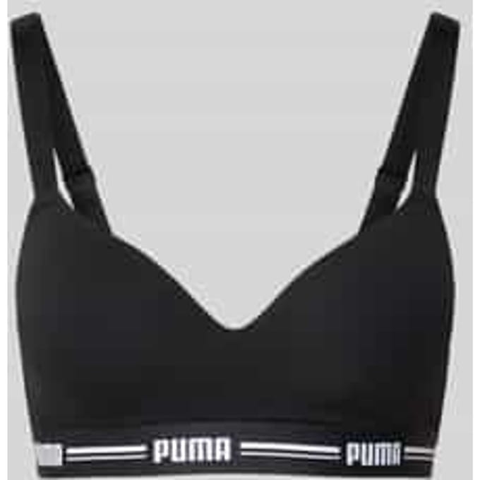 PUMA - Maat XL - Padded Top Beha - Zwart