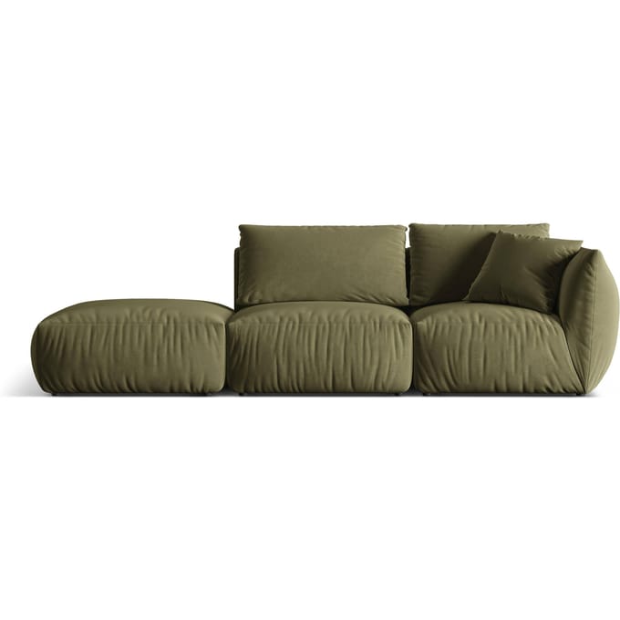 Hoekbank Chris 3-zits links velvet | Micadoni