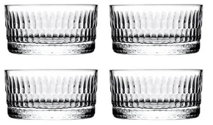 Pasabahce Rain 530122 - Glazen Schaaltjes - Set van 6 - 185 ml