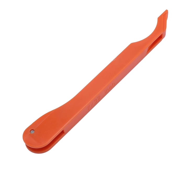Outil à main pour vitrail, feuilleur de cuivre, fabrication de projets avec manche ergonomique, orange vert