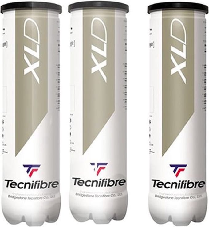 Tecnifibre - XLD - Tennnisballen - 12 stuks - Geel