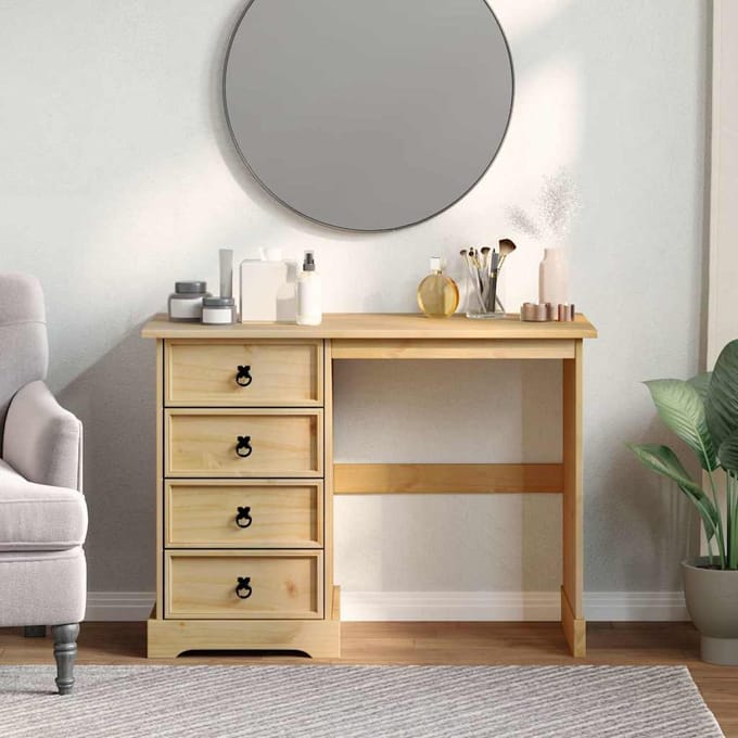 vidaXL - Kaptafel - Corona - 104x47x75 - cm - massief - grenenhout
