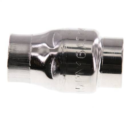 G1/2'' RVS 304 Terugslagklep FKM (Lichte Veer) 0.03-16bar - CLIS3E
