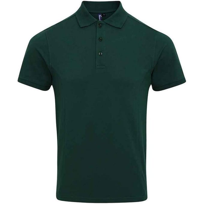 Premier Heren Coolchecker Plus Piqu Polo Shirt (Fles groen)