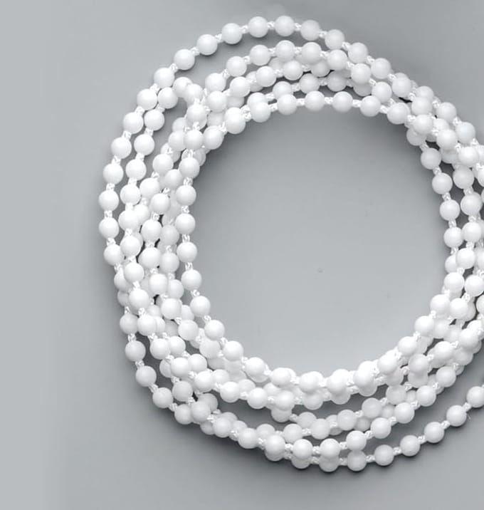 Ketting voor Rolluiken - Wit - 300 cm