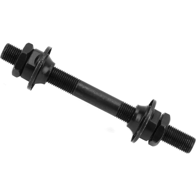 Axe de moyeu creux pour VTT, libération rapide pour vélo, axe de moyeu en acier, accessoire de vélo Front Axles black
